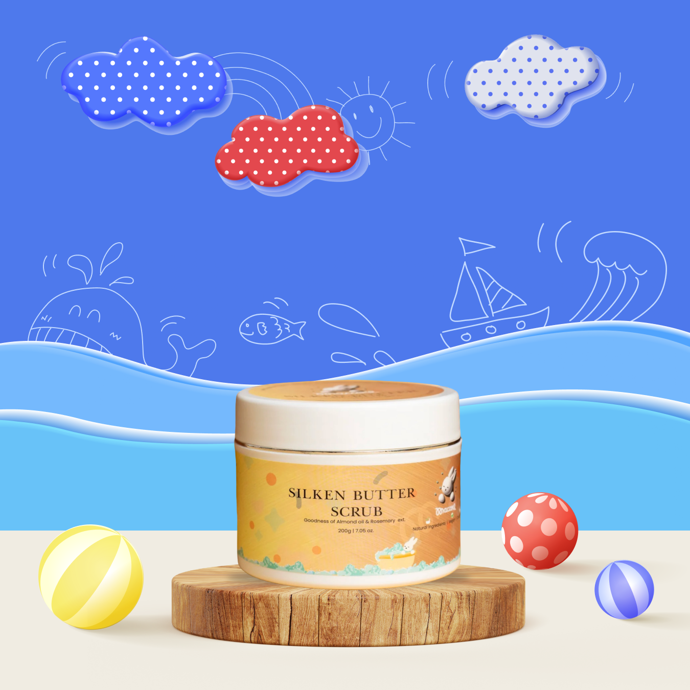 SILKEN BODY SCRUB (200 GM)