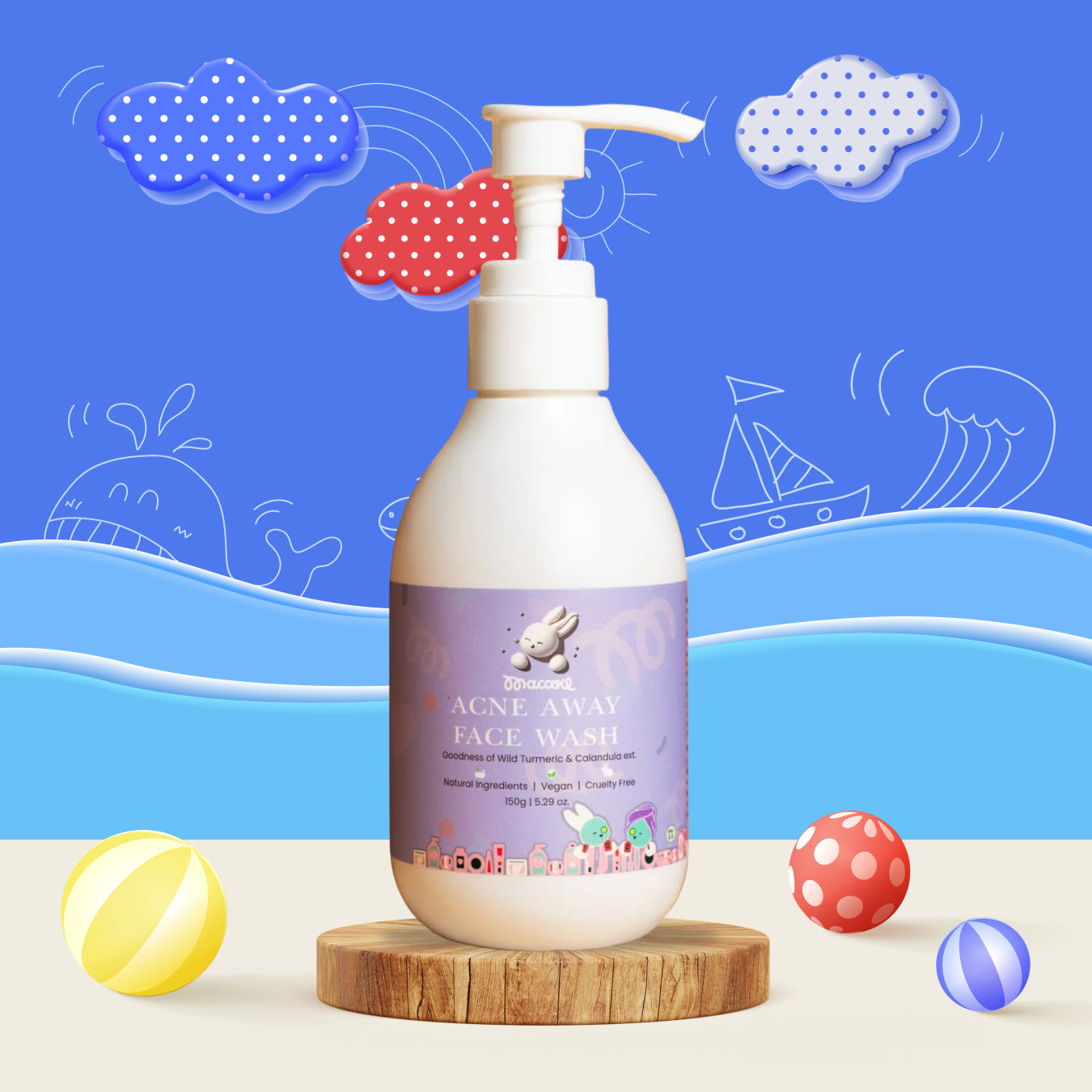 ACNE AWAY FACEWASH (150ML)