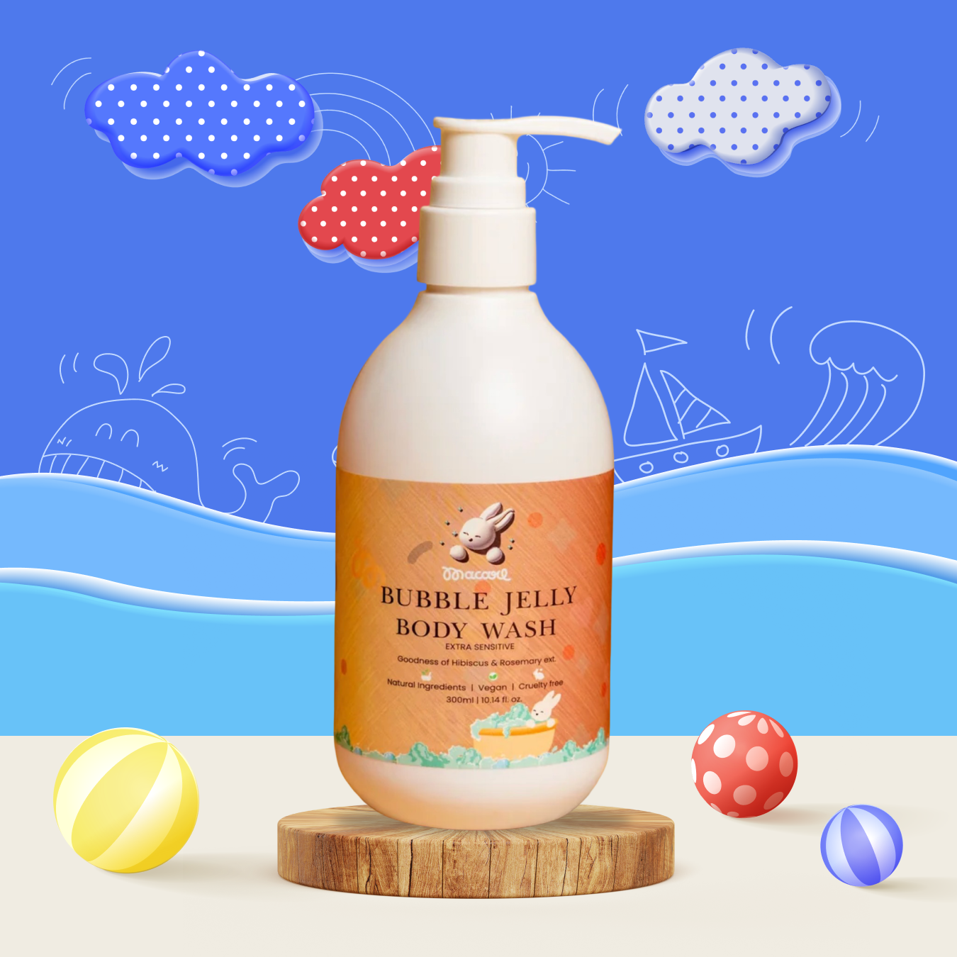 BUBBLE JELLY BODYWASH (300 ML)
