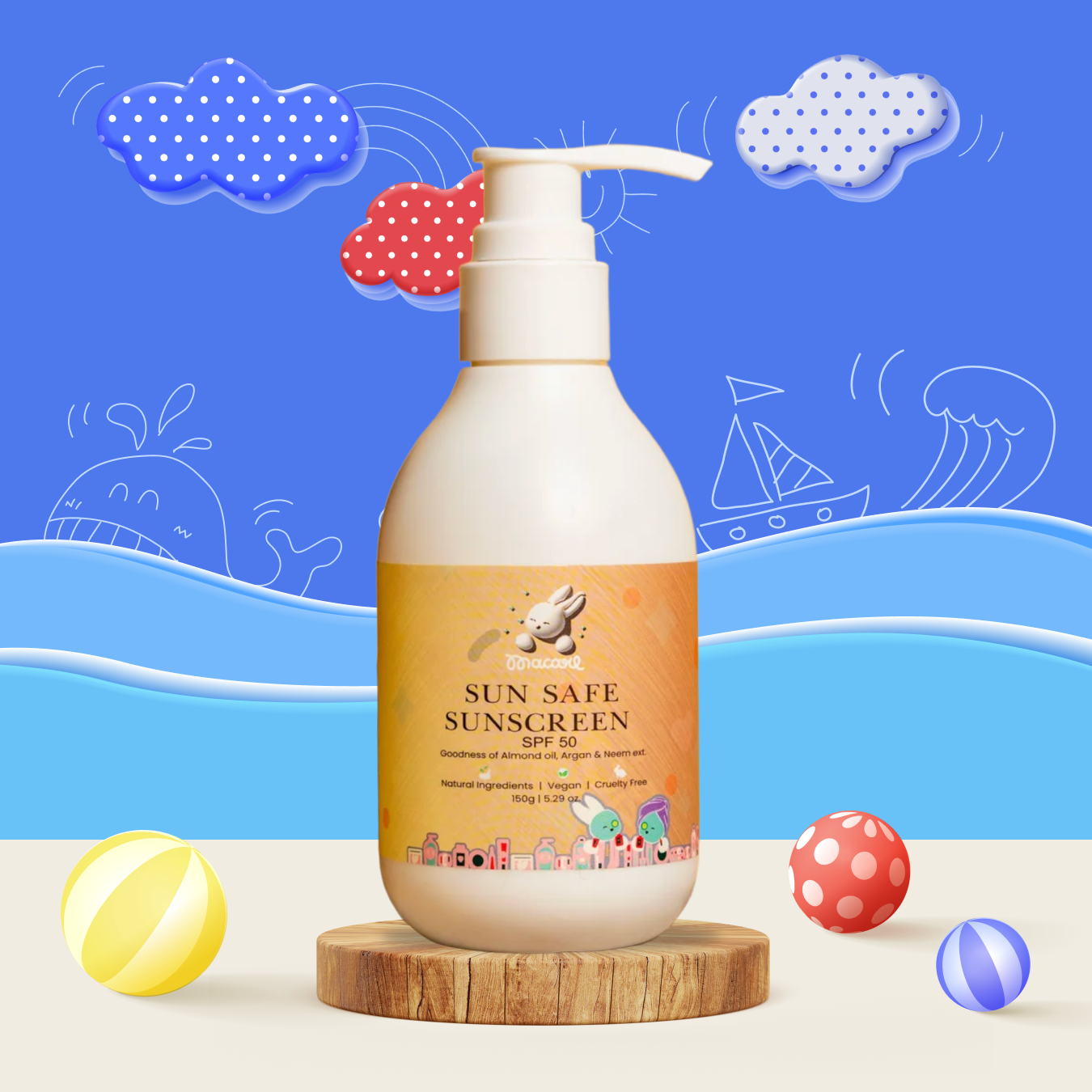 SUN SAFE SUNSCREEN (150 ML)